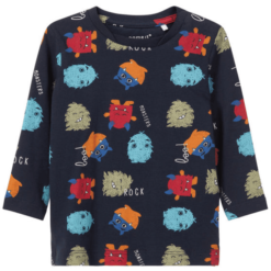 Name It Girls Langarmshirt Olso Dark Sapphire