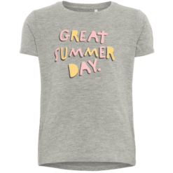 Name It Girls T-Shirt Vixi Grey Melange