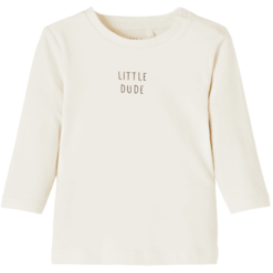 Name It Langarmshirt Nbmluke Whitecap Gray