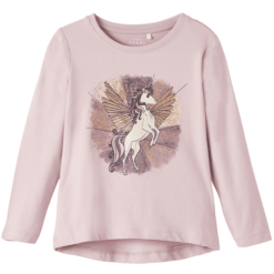 Name It Langarmshirt Nmfvix Mauve Shadows