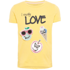 Name It T-Shirt Defood Pale Mariegold