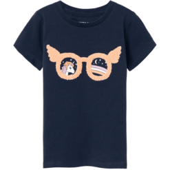 Name It T-Shirt Nmfhilde Dark Sapphire